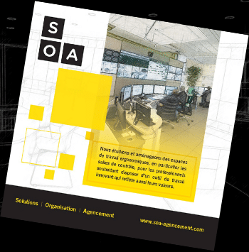 soa agencement bureau etudes brochure soa agencement bureau etudes brochure salle de controle salle de supervision par SOA Agencement bureau d'études pour CSU, entreprises et industriels.