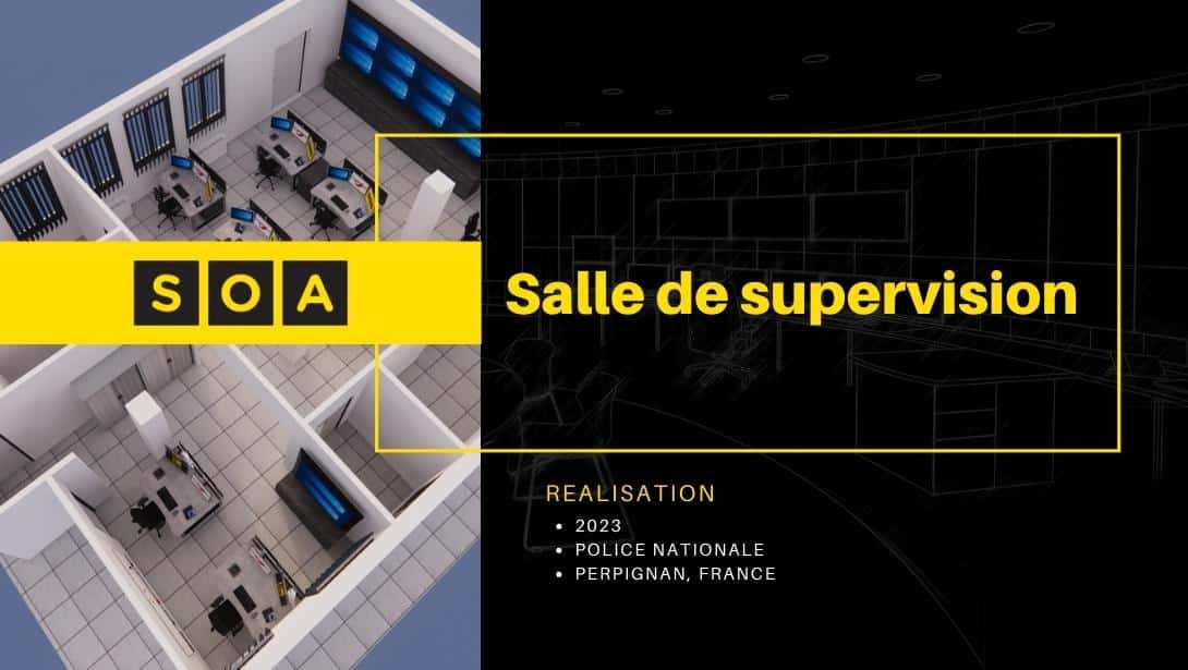 Salle de supervision Police Nationale 22