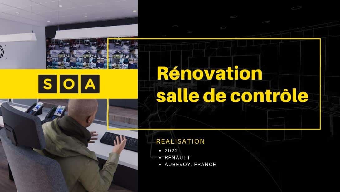 Rénovation salle de contrôle Renault 1