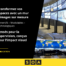 Mur d’images professionnel conçu par SOA pour une salle de contrôle, composé de multiples écrans affichant vidéosurveillance et cartographies.