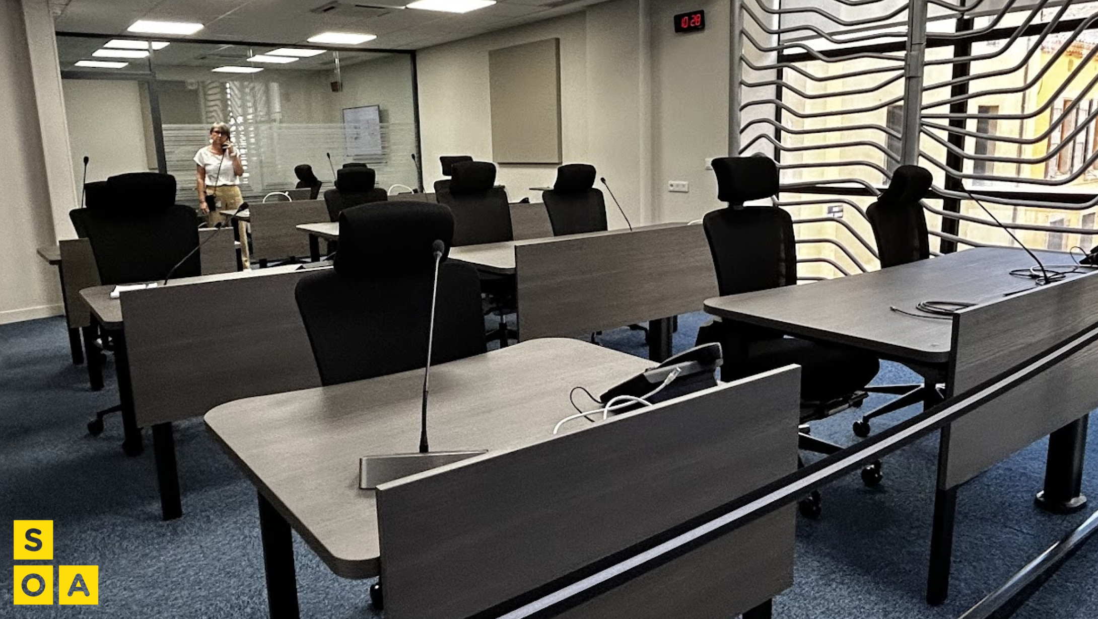 collaboratif secondaire aménagé par SOA dans la salle COD 11