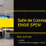Salle de commande ENGIE SPEM aménagée par SOA, avec pupitres électriques et éclairage circadien.